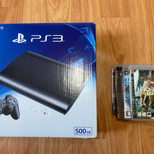 ps3 슈퍼슬림 S급 일판 박스셋 + 타이틀 5개