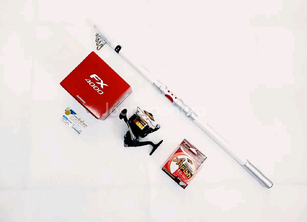 (택포)원투낚시대3.6m+시마노4000번릴+릴줄--0