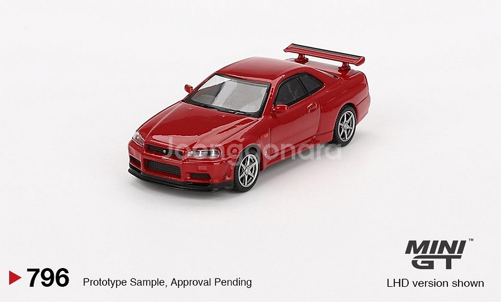 1/64 NISSAN 스카이라인 R34 다이캐트스카--1