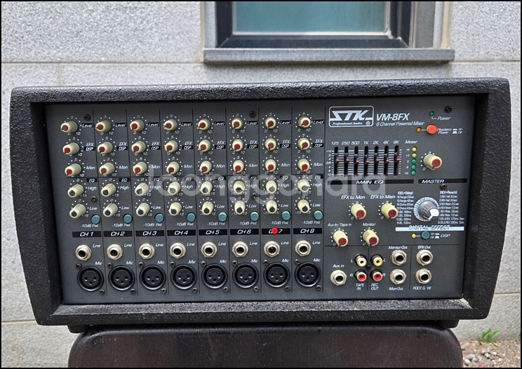[STK] VM-8FX 중고 파워드믹서--0