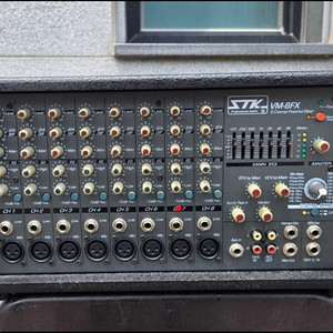 [STK] VM-8FX 중고 파워드믹서