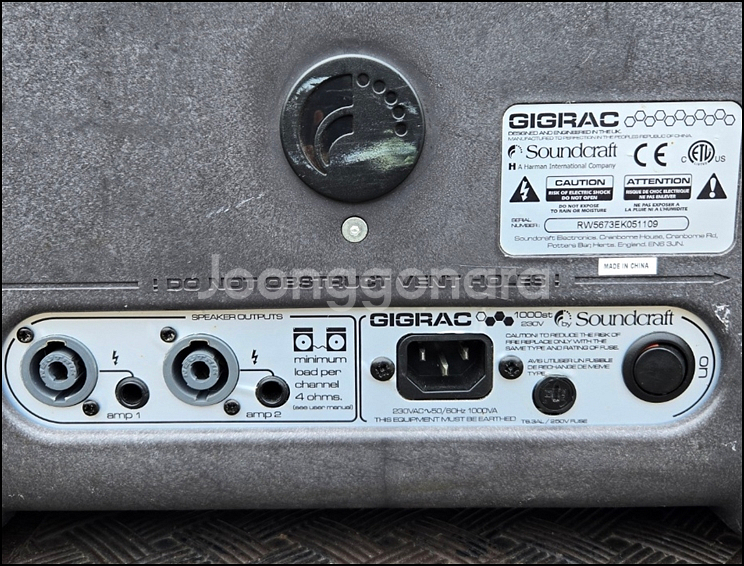 사운드크래프트 GIGRAC 1000 중고 파워드믹서--0