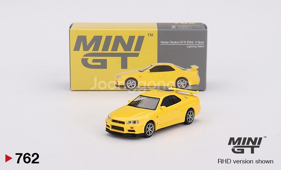 1/64 닛산 스카이라인 GTR34 다이캐스트카--1