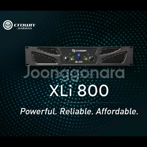 크라운 xli800 xli-800 파워앰프--0
