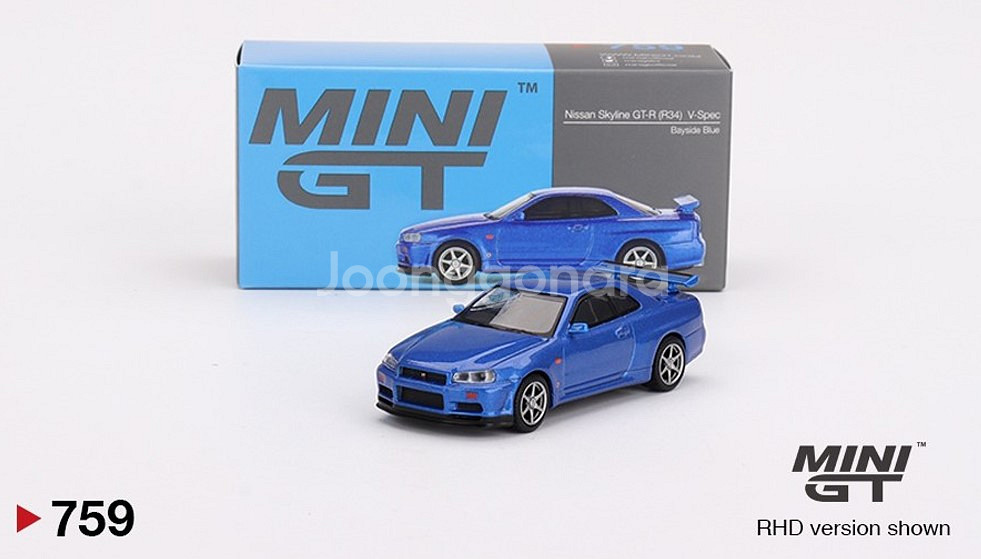1/64 닛산 SKYLINE GTR34 다이캐스트카--1
