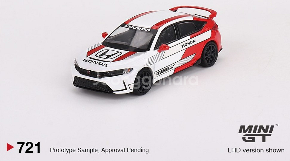 1/64 혼다 시빅 타입R 다이캐스트 자동차--1
