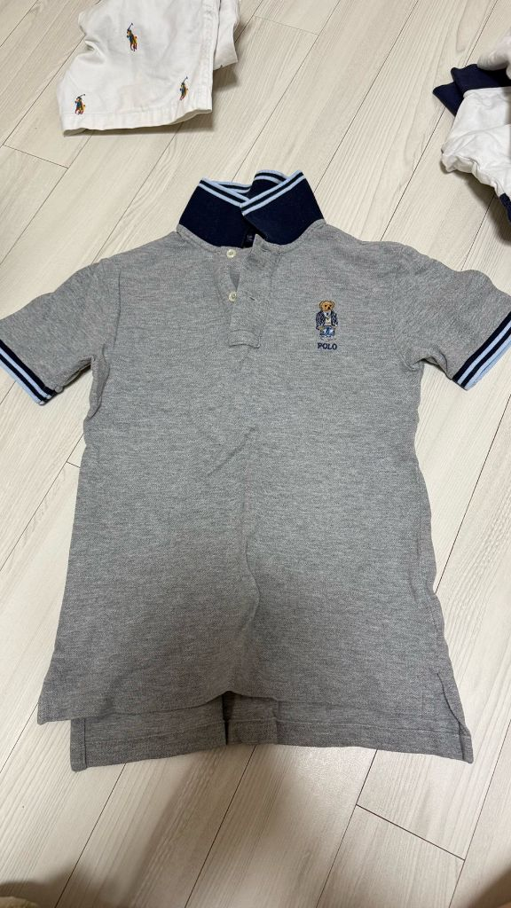 폴로 랄프로렌 베어 반팔 반바지 보이즈 8t--8
