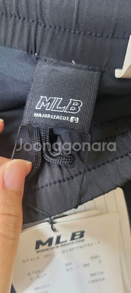 (남성90사이즈) MLB 정품 반바지 텍붙은 새거--4