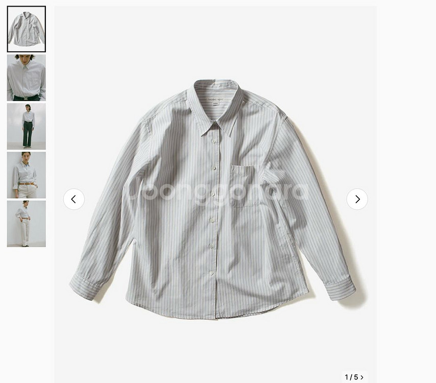 토마스모어 스트라이프 셔츠xl--1