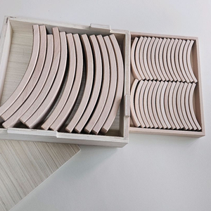 발도르프 원목 커브블럭 아벨호환 원목케이스포함