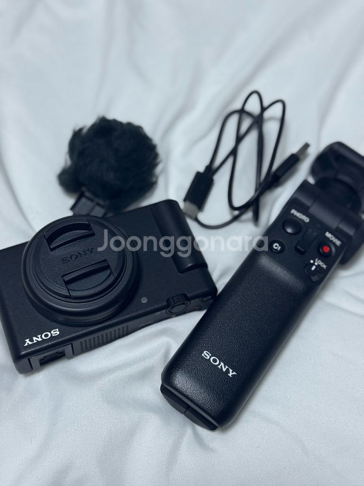 소니 zv-1f 브이로그카메라 + 정품 슈팅그립--0
