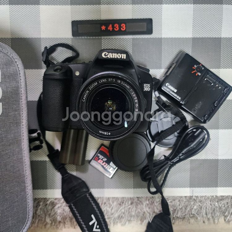 캐논 EOS 30D 디지털카메라 가방 세트--0