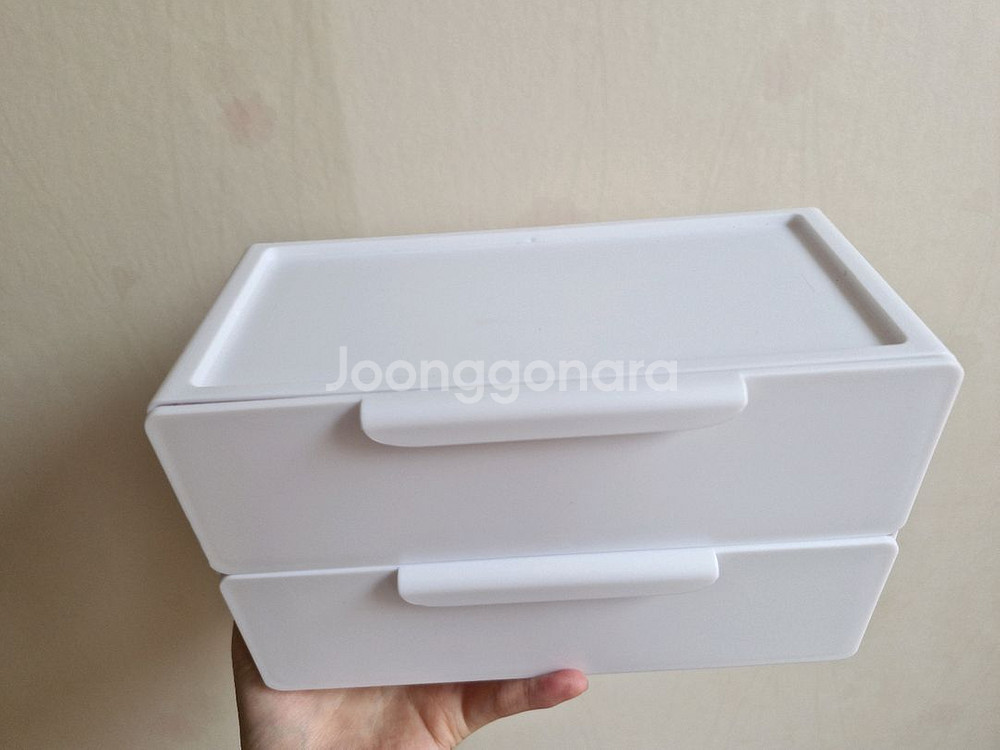 2칸 서랍 (약20*9.5*13.5 cm)--2