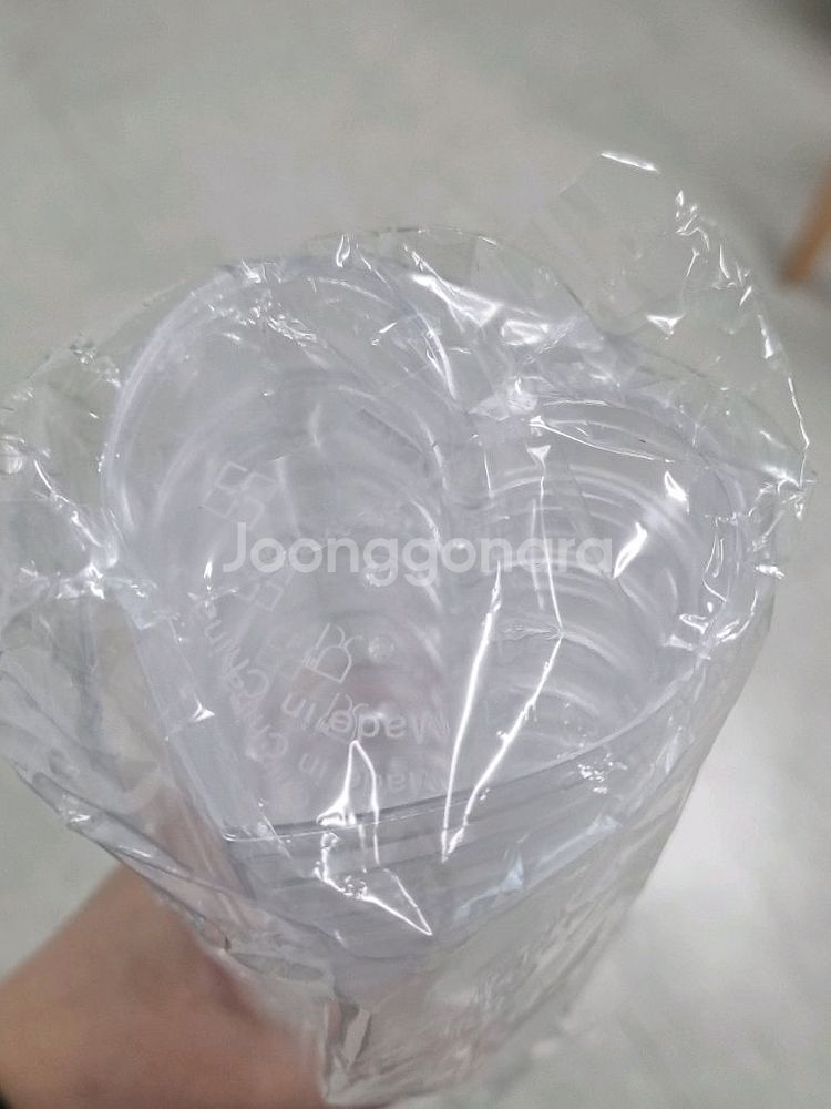 하트모양 투명 디저트컵 200개--1