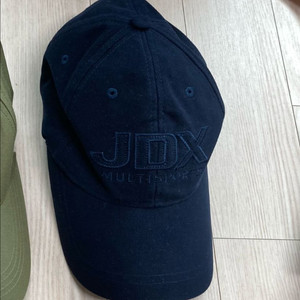 JDX 남색 볼캡 모자