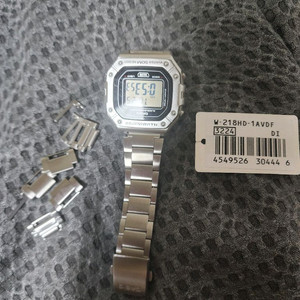 카시오 W-218HD-1AVDF 실버