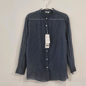 새상품 UNIQLO 유니클로 U 차이나카라 시스루 셔츠