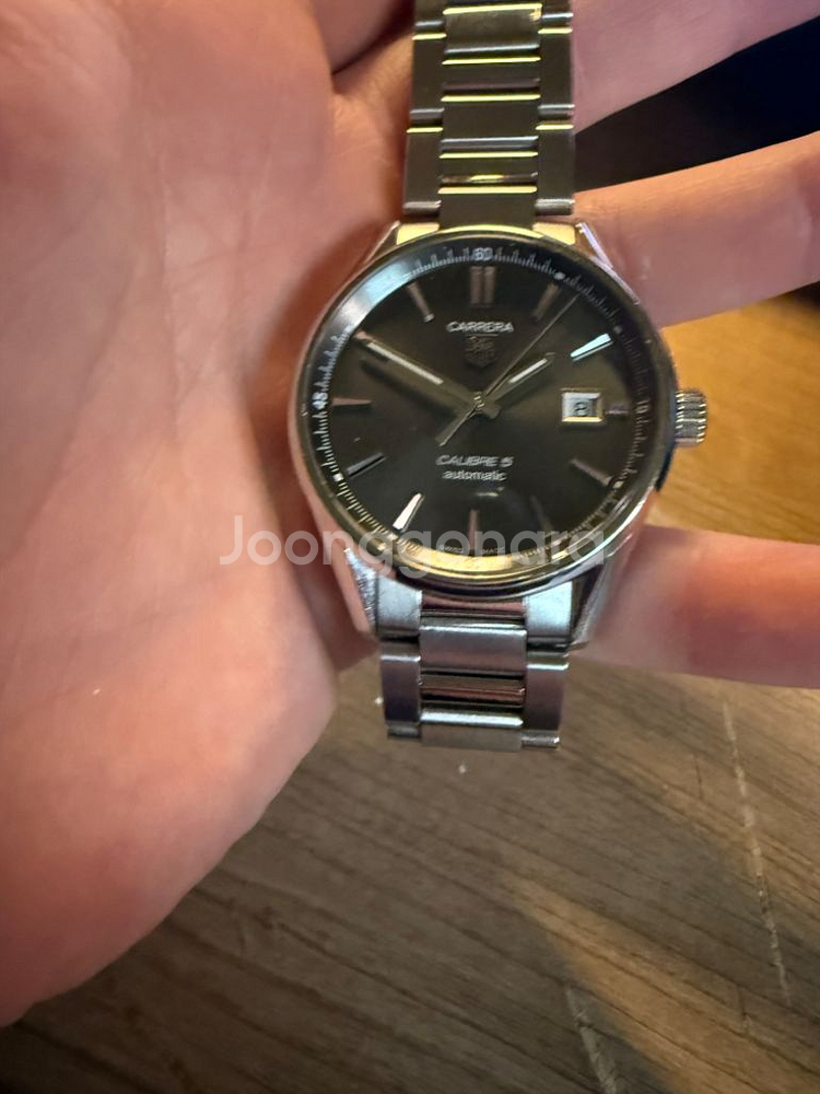 태그호이어 까레라 칼리버5 오토메틱 39mm 회판--4