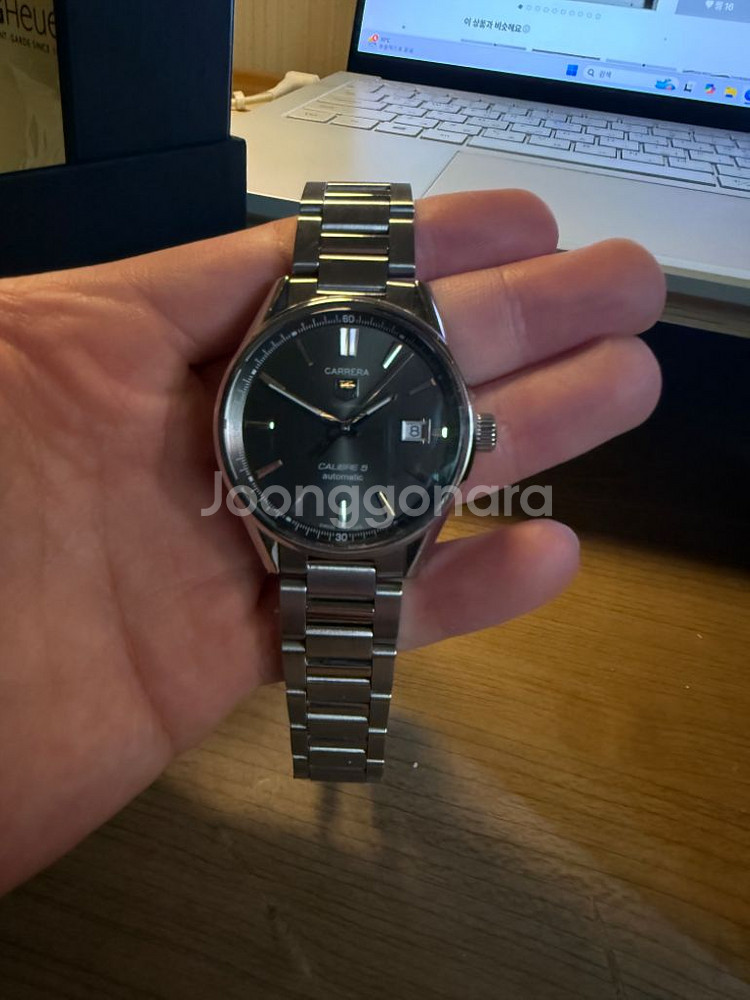 태그호이어 까레라 칼리버5 오토메틱 39mm 회판--1