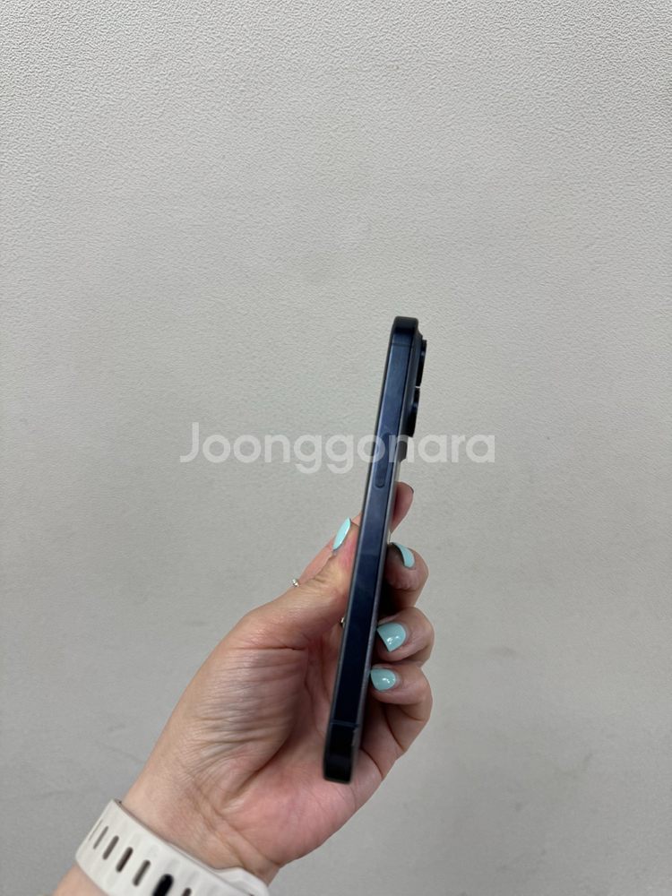 (부산중고폰)아이폰15프로 다크블루 256기가 판매해요--2