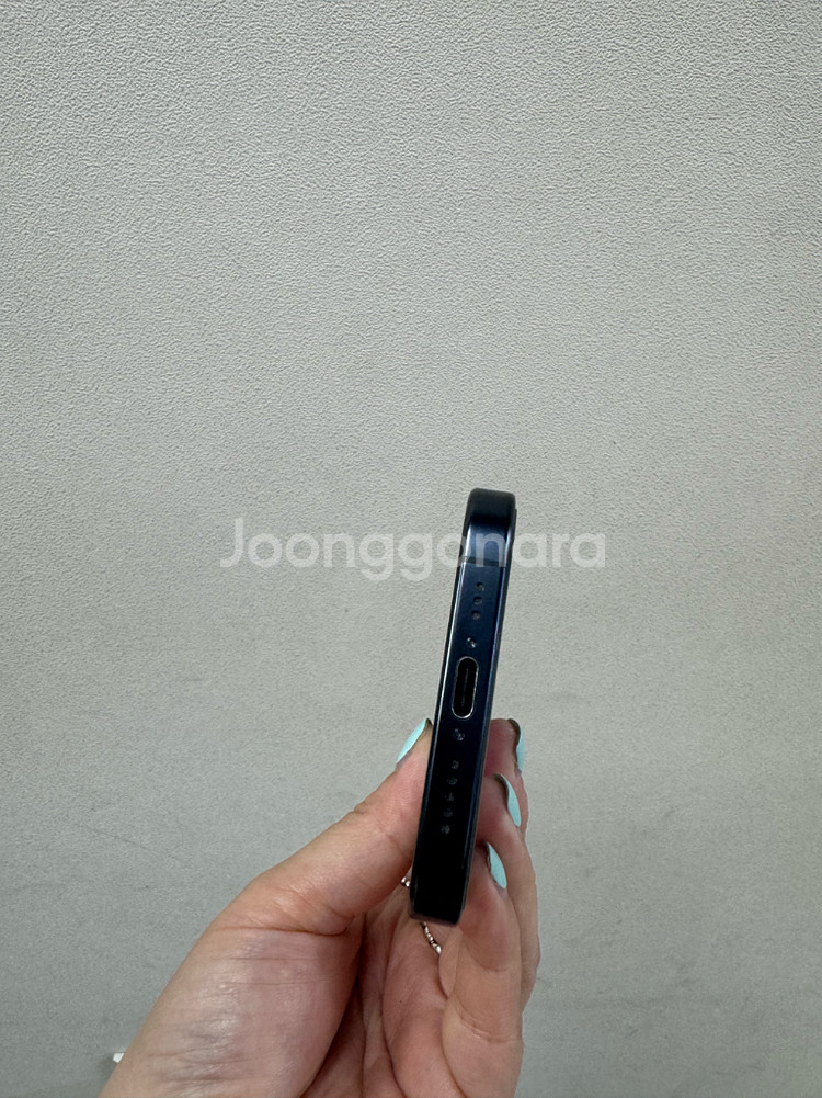 (부산중고폰)아이폰15프로 다크블루 256기가 판매해요--4
