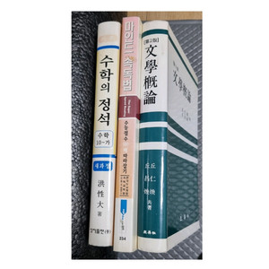 수학의정석,문학개론