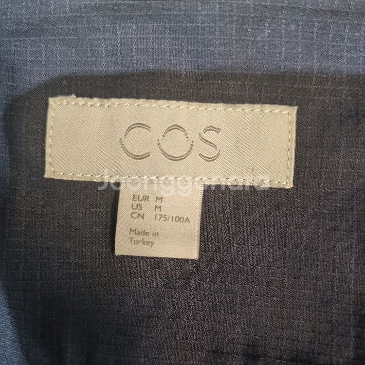 COS 코스 면 차이나카라 셔츠 남방--5