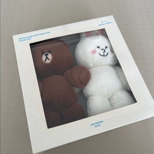 라인프렌즈 베이비 촉감인형 세트