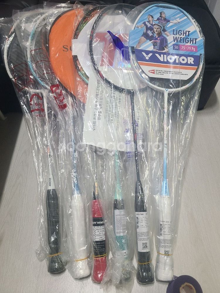 배드민턴 대회 입상라켓(입문용) 새상품 6자루--0