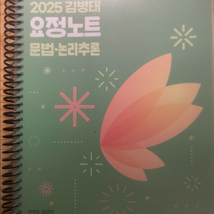 2025 김병태 요정노트 문법 논리추론 새책