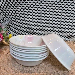코렐 목련 국대접 8점