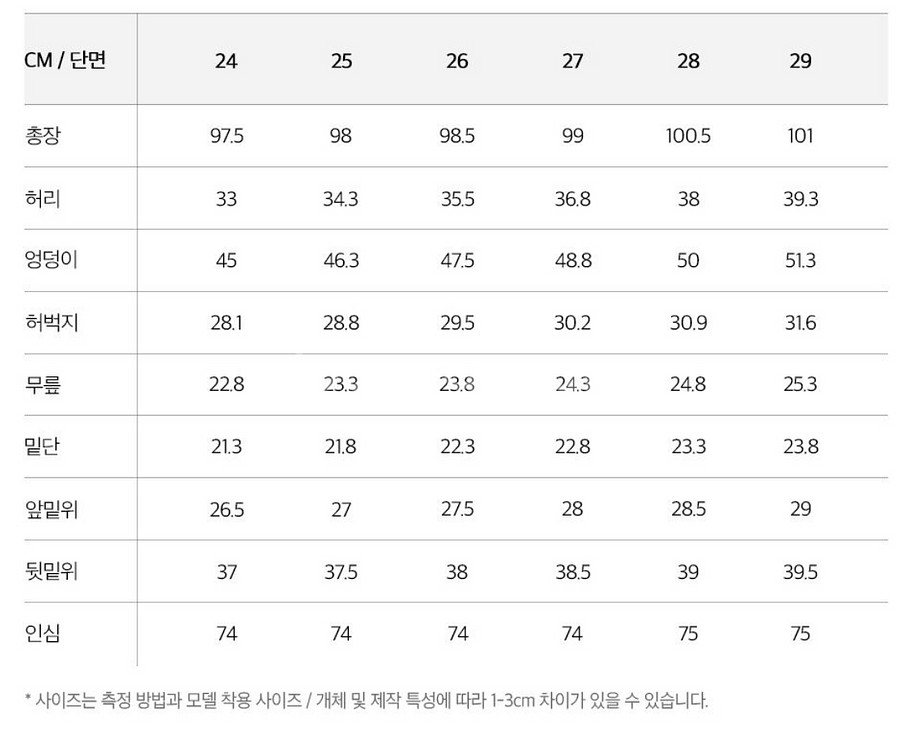 플랙진(PLAC) 연청 26사이즈--6