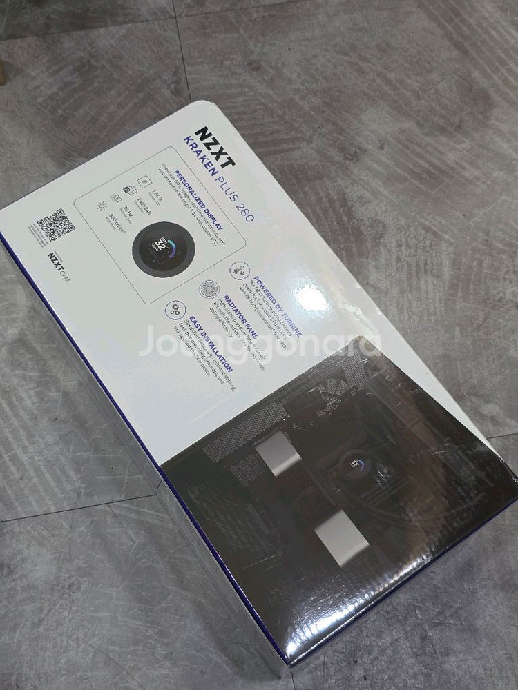 NZXT 신형 수냉쿨러 크라켄 PLUS 280 미개봉--1