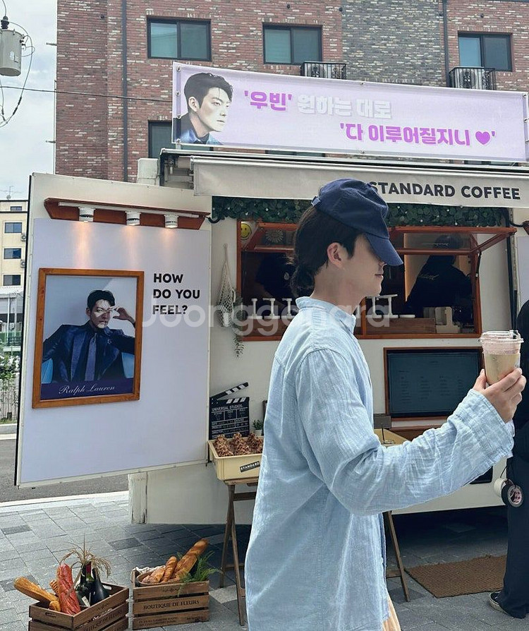 새제품 폴로 랄프로렌 코튼 치노 볼캡 네이비/레드--3