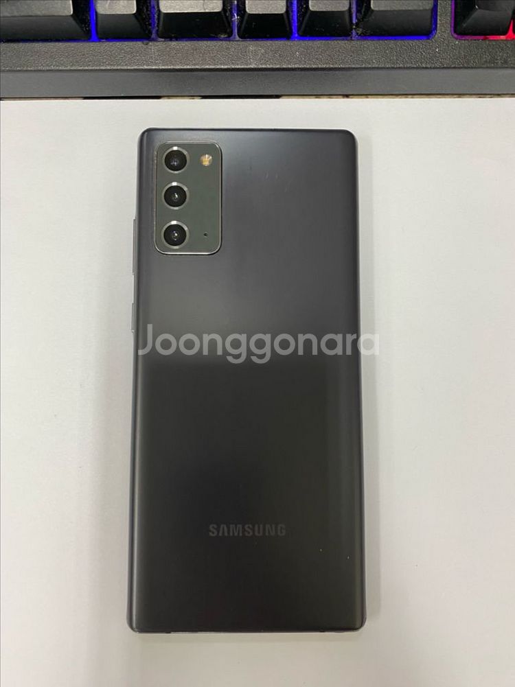 KT 갤럭시노트20 그레이 A급 256GB 무잔상--0