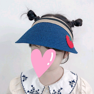 아동 밀짚 썬캡