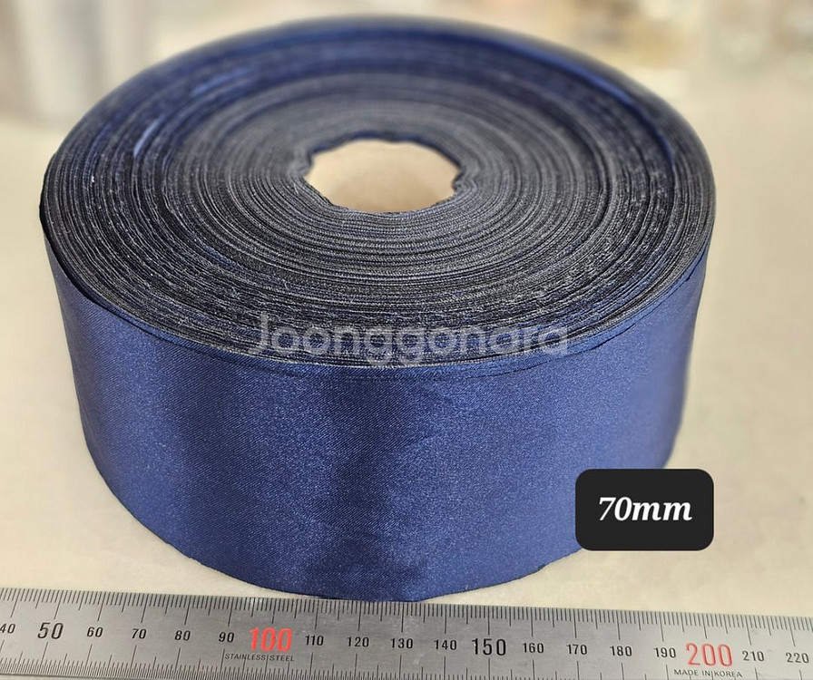 공단리본 네이비 약 150마 일괄--0