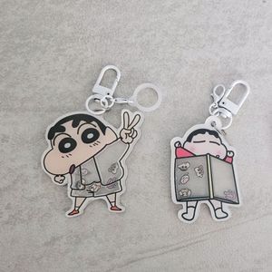 짱구는 못말려 움직이는 아크릴 키링 2종 일괄(새상품)