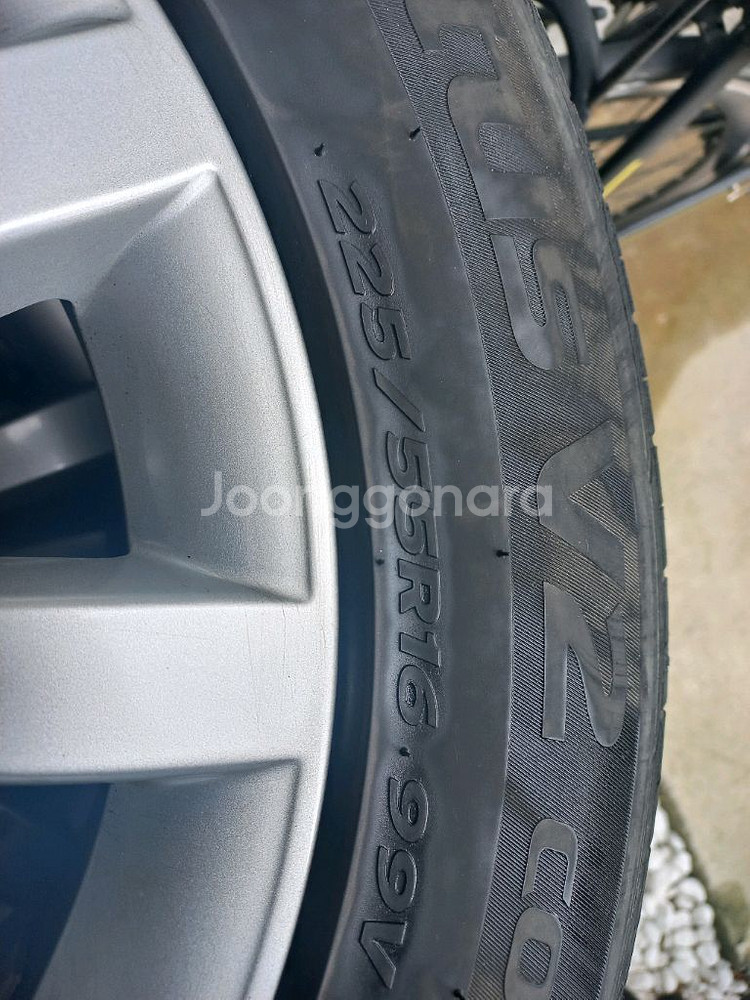 벤츠 W211 16인치 정품순정휠 타이어--4
