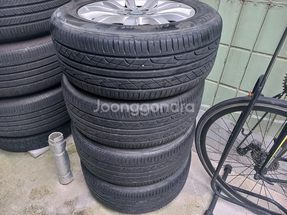 벤츠 W211 16인치 정품순정휠 타이어--5