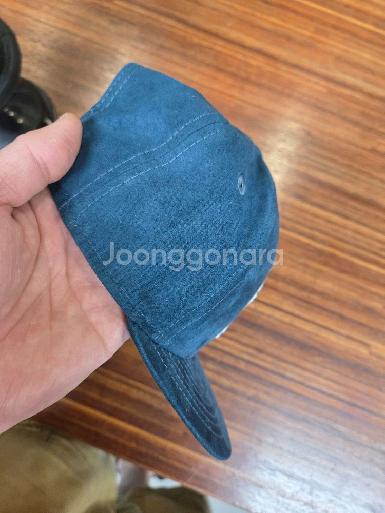 뉴에라 차일드 뉴욕양키즈 스웨이드 스냅백 모자--1