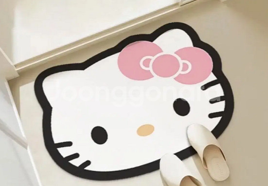 키티 블랙 규조토 매트 2종--0