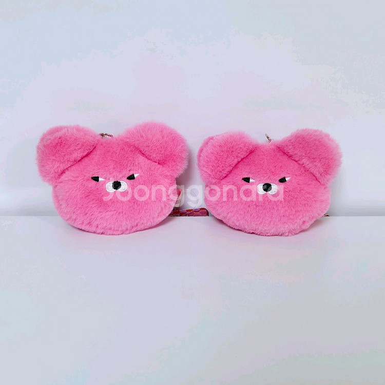 와사비베어 핑사비 파우치 인형 가방고리 키링 백참--0