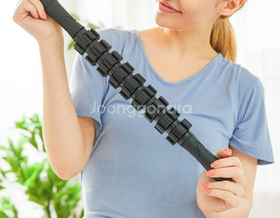 동국제약 홈트 마사지스틱 봉 지압 전신 마사지--3