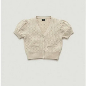 더바넷 반팔니트가디건