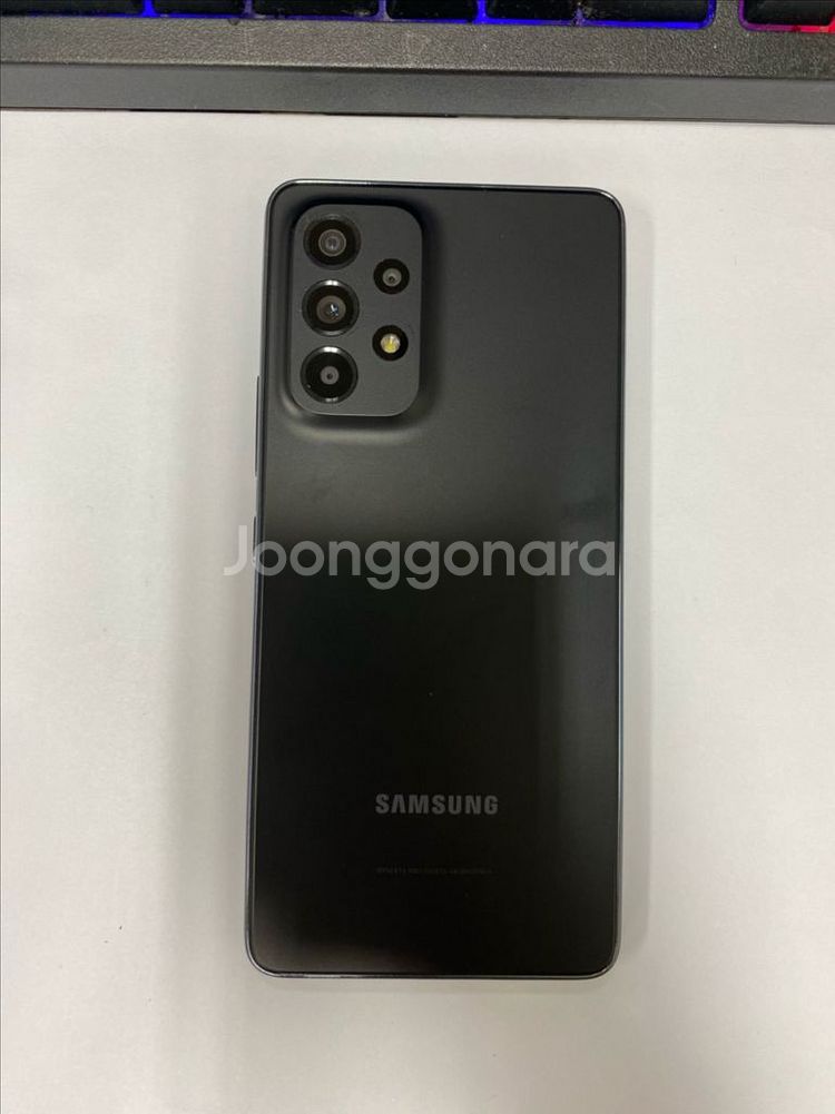 KT 갤럭시A53 블랙 외관SS급 128G 무잔상급--0