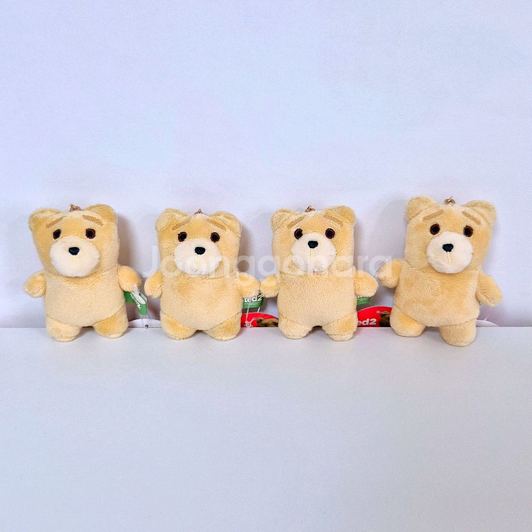 테드 곰 인형 가방고리 키링 백참 귀여운 인형--0