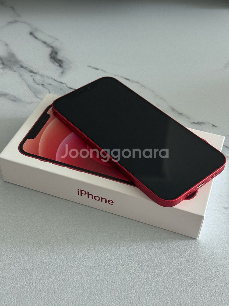 아이폰 12(레드) 128GB 판매합니다!--0