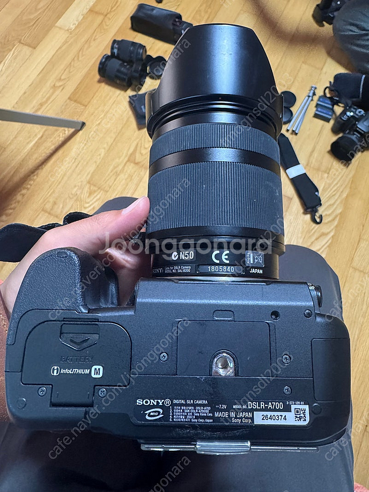 소니 DSLR-A700 카메라 ,18-200mm렌즈,--0