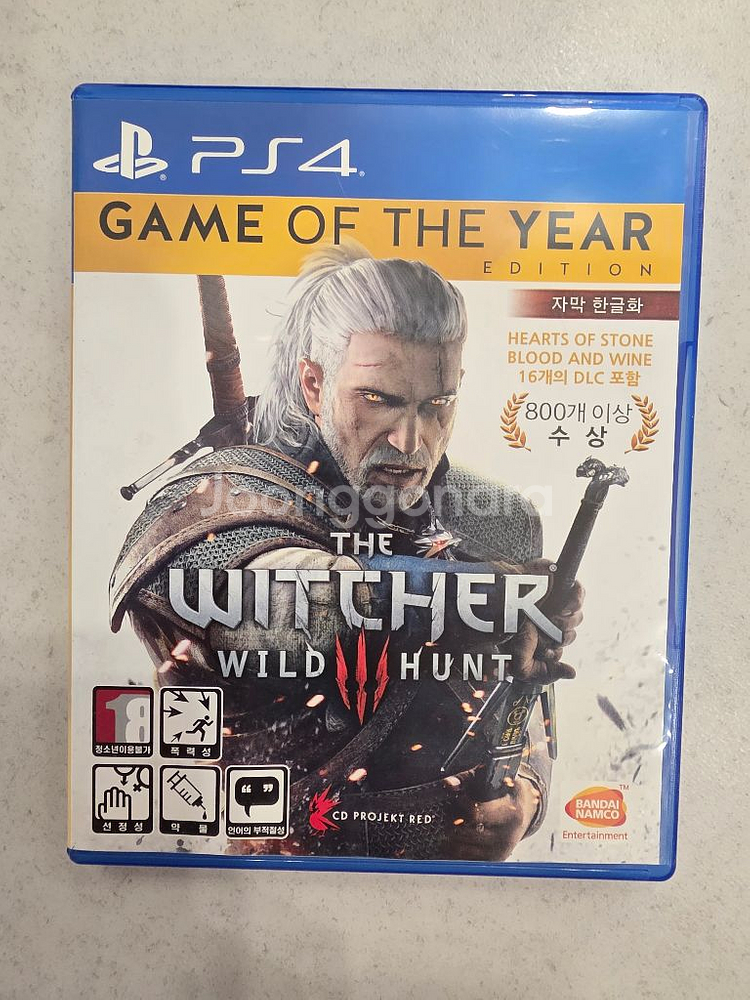 ps4 위쳐3 고티에디션 S급--0